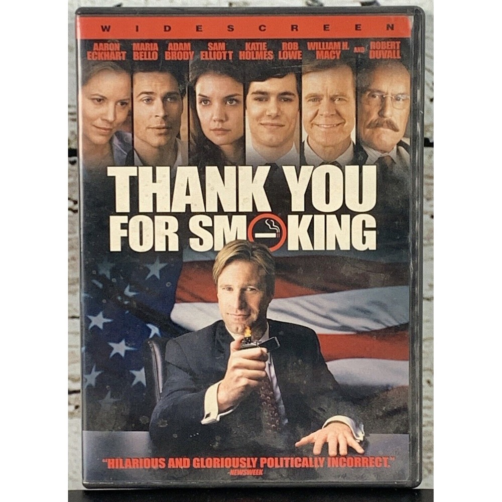 Thank You For Smoking (DVD, 2006 Wide) Aaron Eckhart, Rob Lowe,‎ Katie Holmes